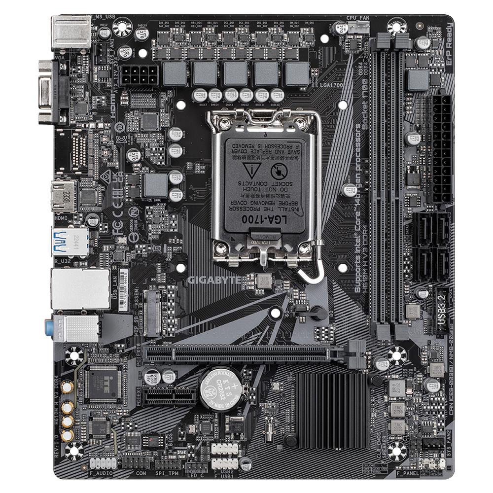 Scheda Madre H610M H V3 DDR4 Socket LGA 1700 Chipset Intel H610 Express micro ATX - Foto 2
