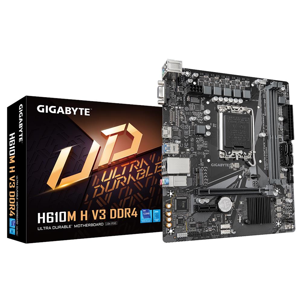 Scheda Madre H610M H V3 DDR4 Socket LGA 1700 Chipset Intel H610 Express micro ATX - Foto 1