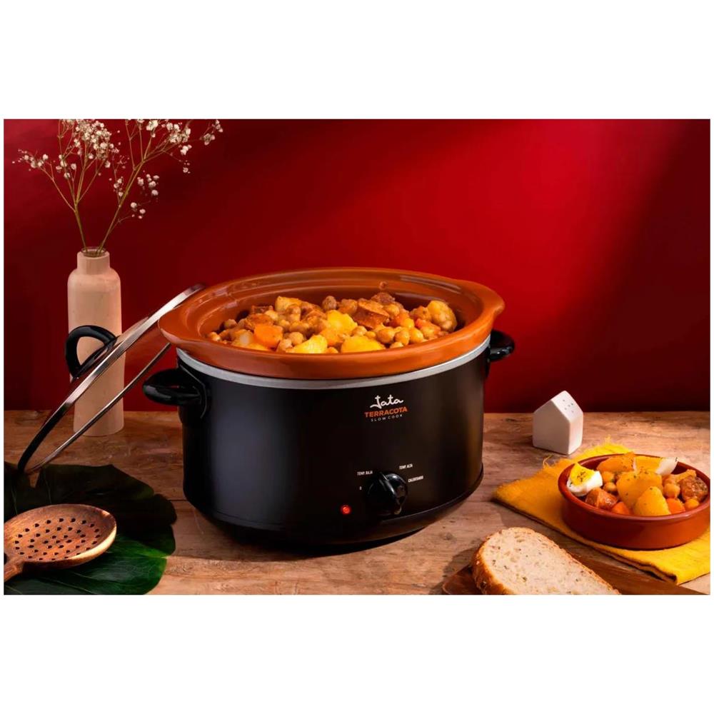 SLOW COOKER 3.5L OVAL CERAMIC TERACOTTA 180W OVAL CERAMIC BOWL JEOL2135 - Foto 11
