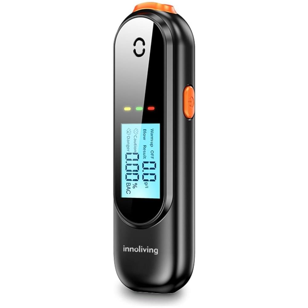 Alcool Tester INN-991 Portatile e Preciso, Display Digitale, Rilevazione Rapida del Tasso Alcolico, Sensore Avanzato, per Uso Personale con USB-c - Foto 1