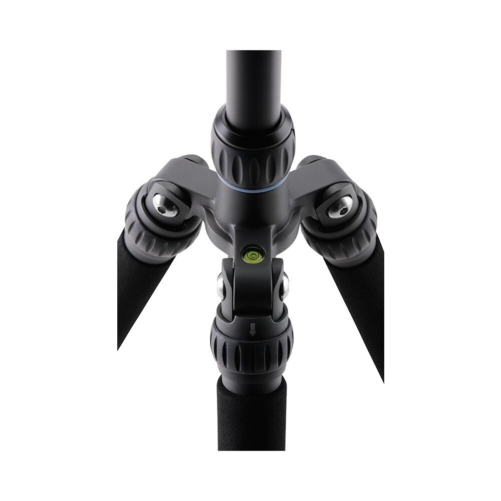 Treppiede e Monopiede con Testa a Sfera Altezza Max 188 cm Nero 56284-EU - Foto 2