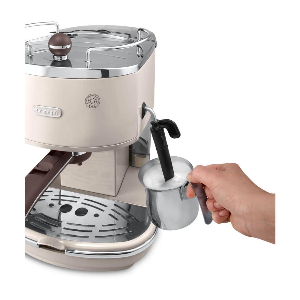 Macchina da Caffè Espresso Automatica Icona Vintage Serbatoio 1.4 Lt. Potenza 1100 Watt Colore Beige - Foto 2