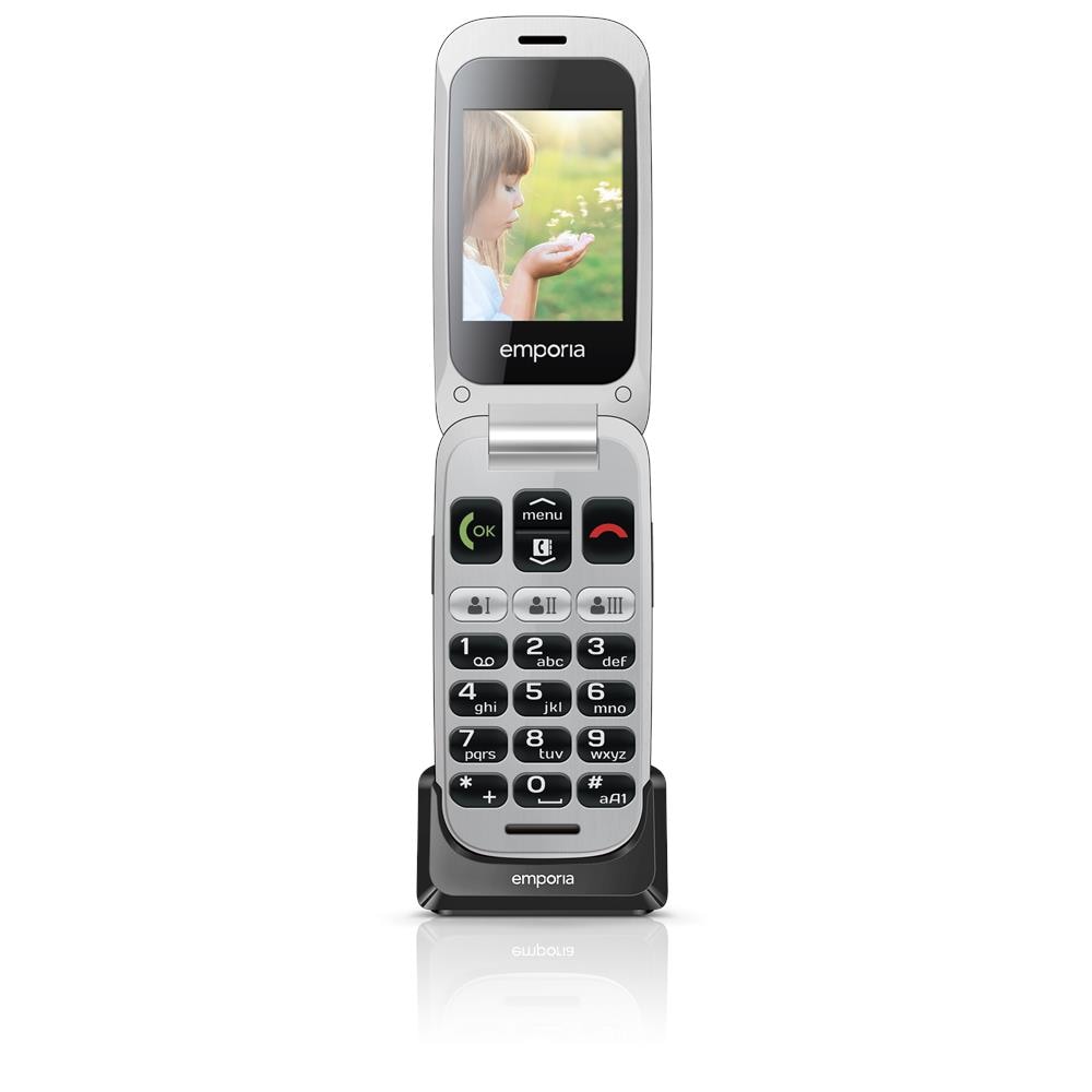 ONE 6,1 cm (2.4") 80 g Grigio, Argento Telefono per anziani - Foto 1