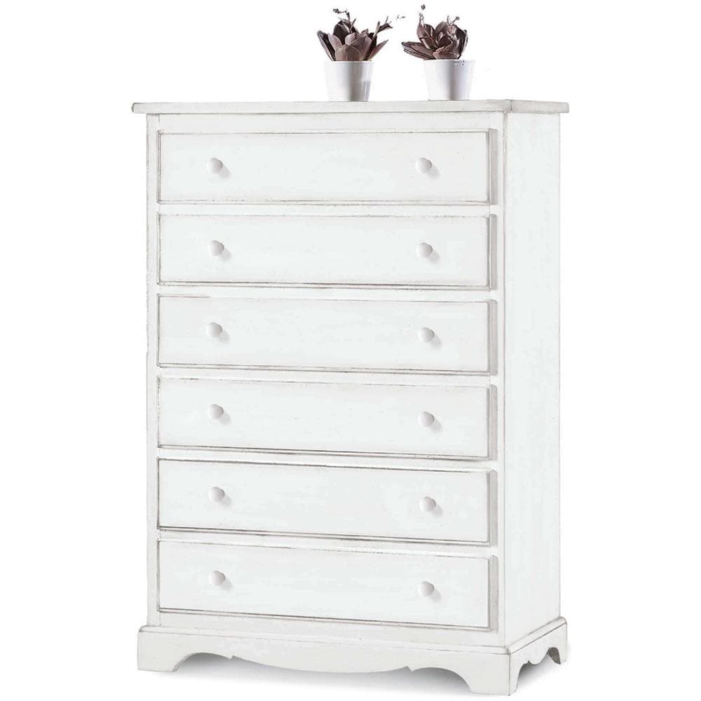 Kendra - Cassettiera In Legno Massello Cm 97 X 49 X 140 H - Foto 2