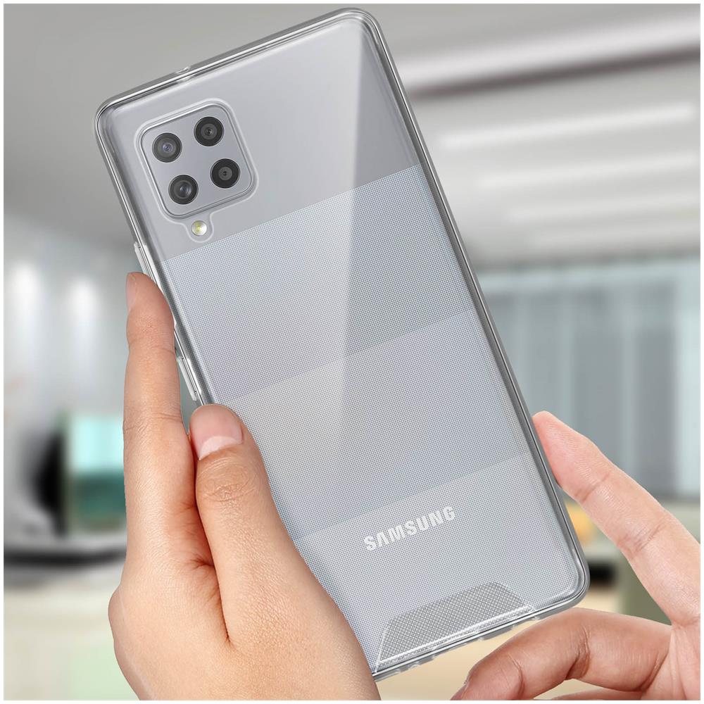 Cover Samsung Galaxy A42 5g Bi-materiale Collezione Cristal Trasparente - Foto 5