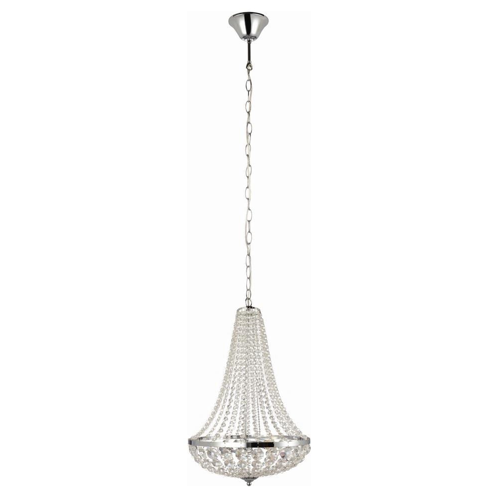 Lampadario In Cristallo A 2 Luci Lampada Da Soffitto Cromo, E14 - Foto 1