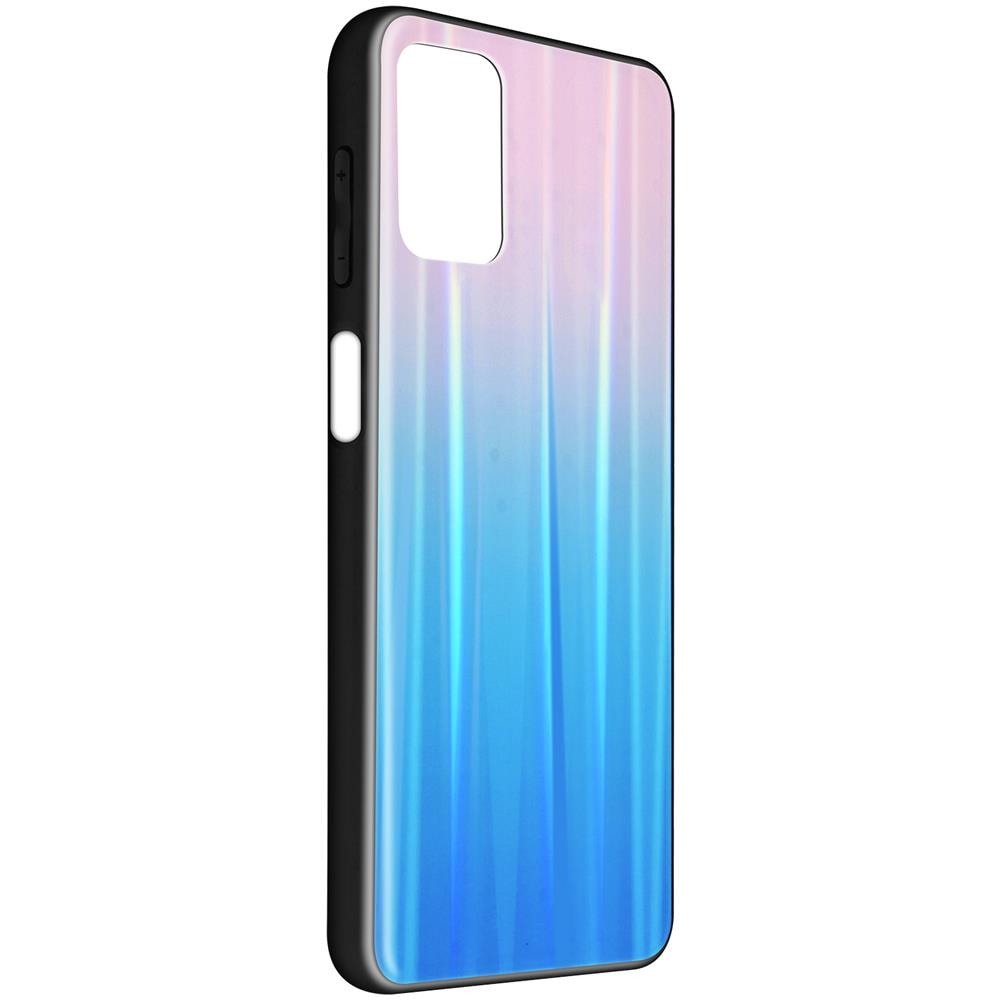 Cover Xiaomi Redmi 9t E Poco M3 Olografica Bi-materiale Brillante Rosa E Celeste - Foto 5
