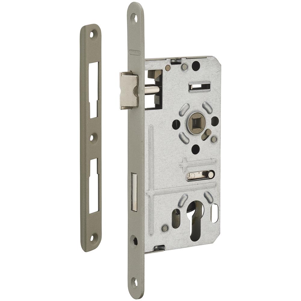 Serratura A Cilindro Per Porta D'ingresso, Destra, Asse 55mm, Estremità Rotonde - - Foto 1