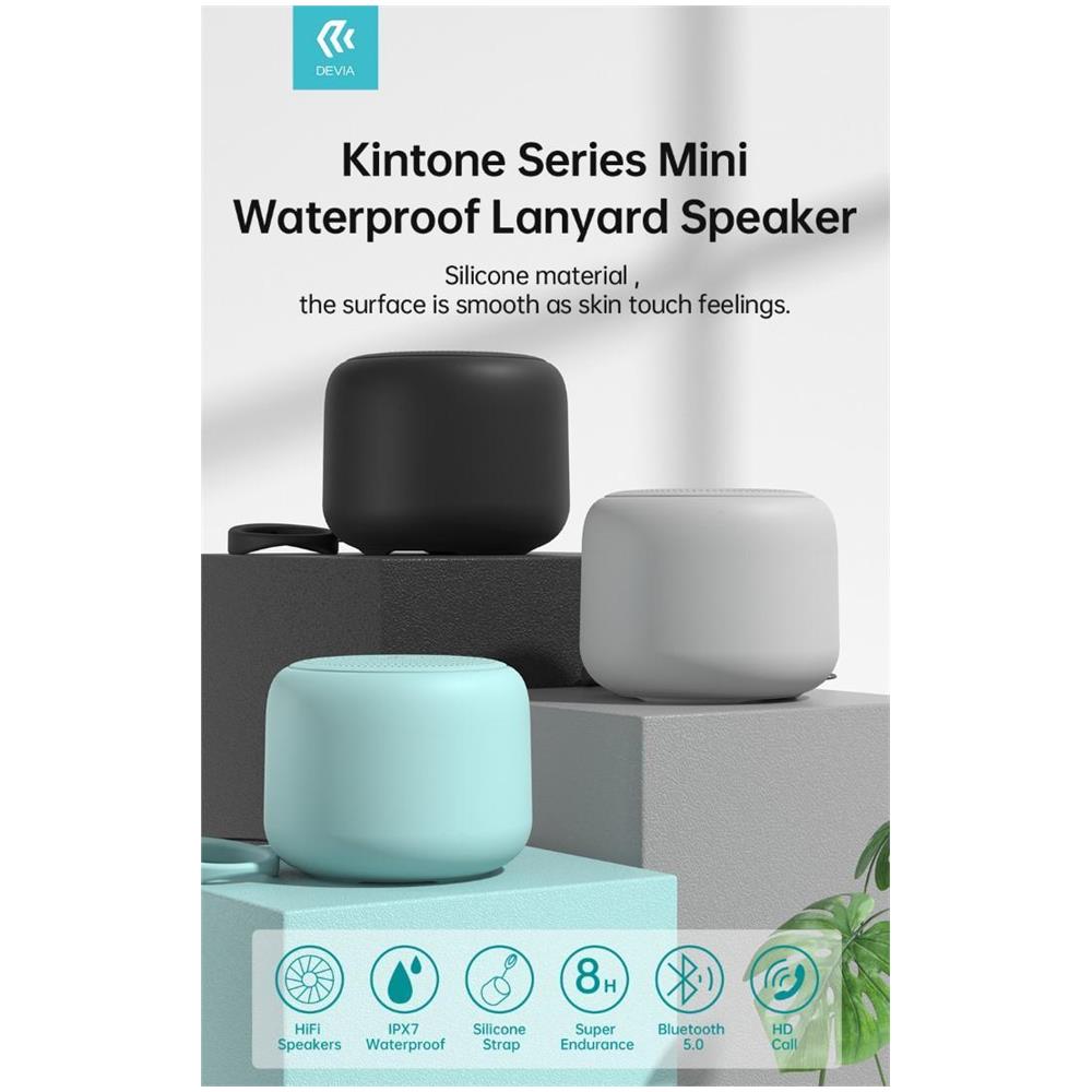 Altoparlante Bluetooth 5,0 5w In Silicone Waterproof Nero - Foto 1