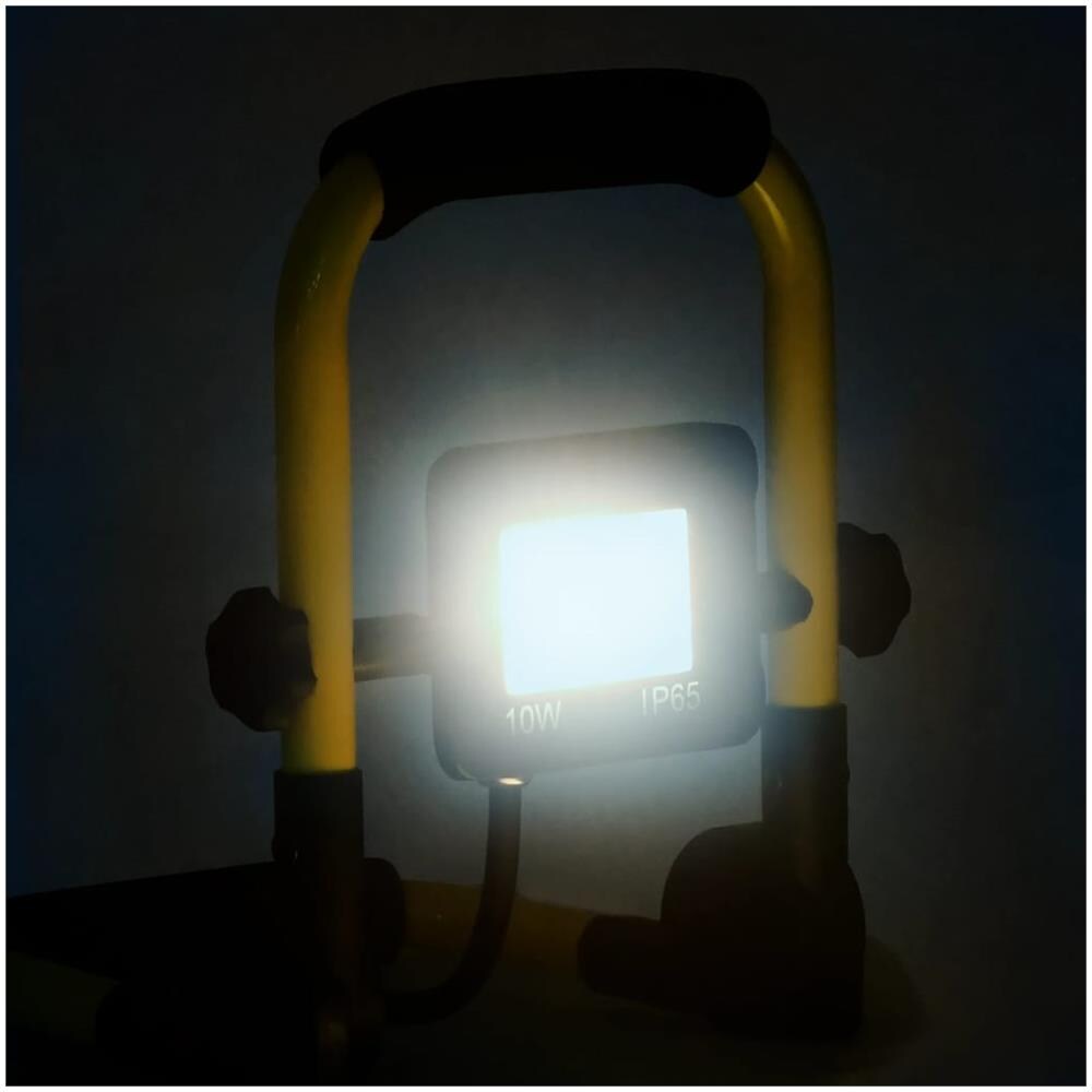 Faretto A Led Con Maniglia 10 W Bianco Freddo - Foto 2