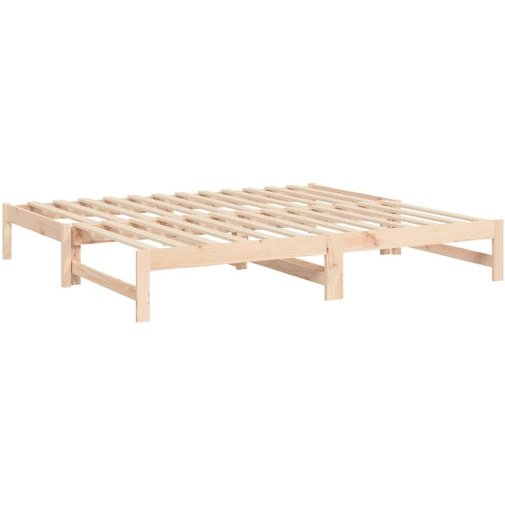 Dormeuse Estraibile 2x (90x190) Cm Legno Massello Di Pino - Foto 3