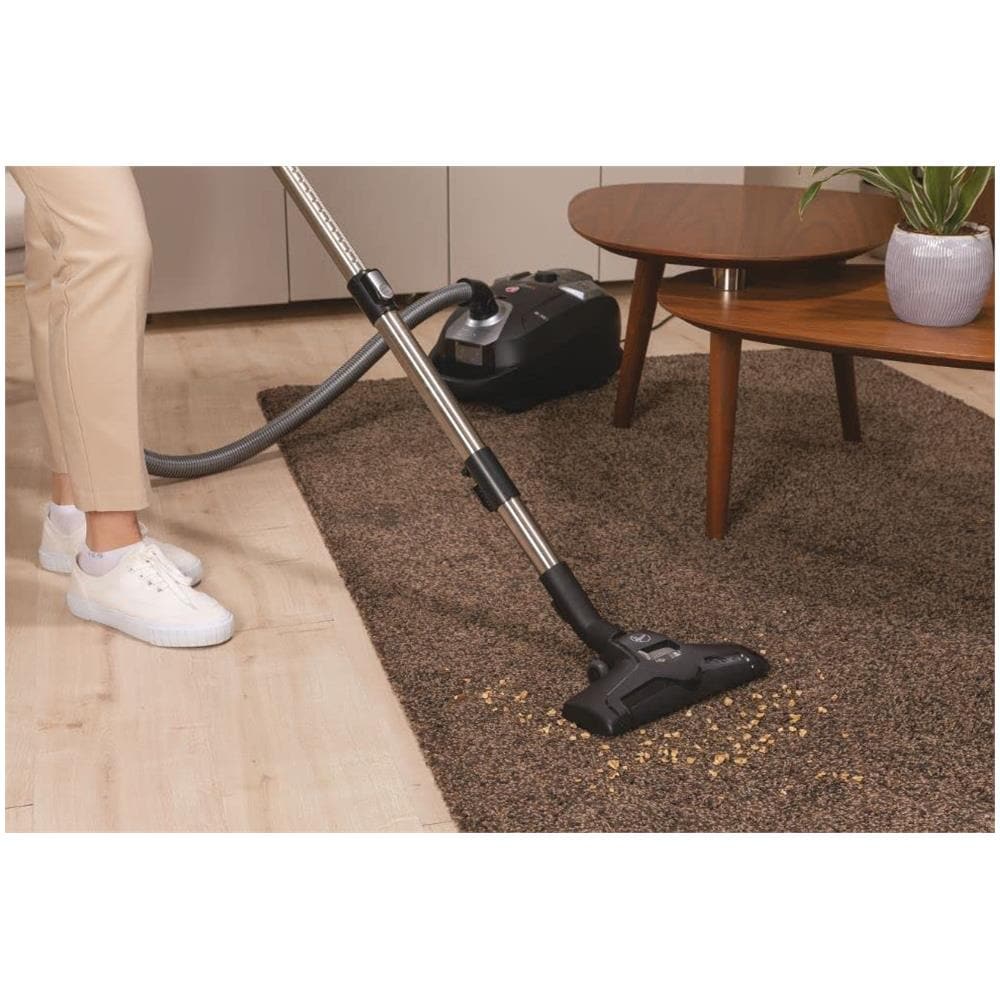 H-ENERGY 300 HE320PET 011 Aspirapolvere a Traino con Sacco Potenza 850 Watt Colore Luxor Black - Foto 2