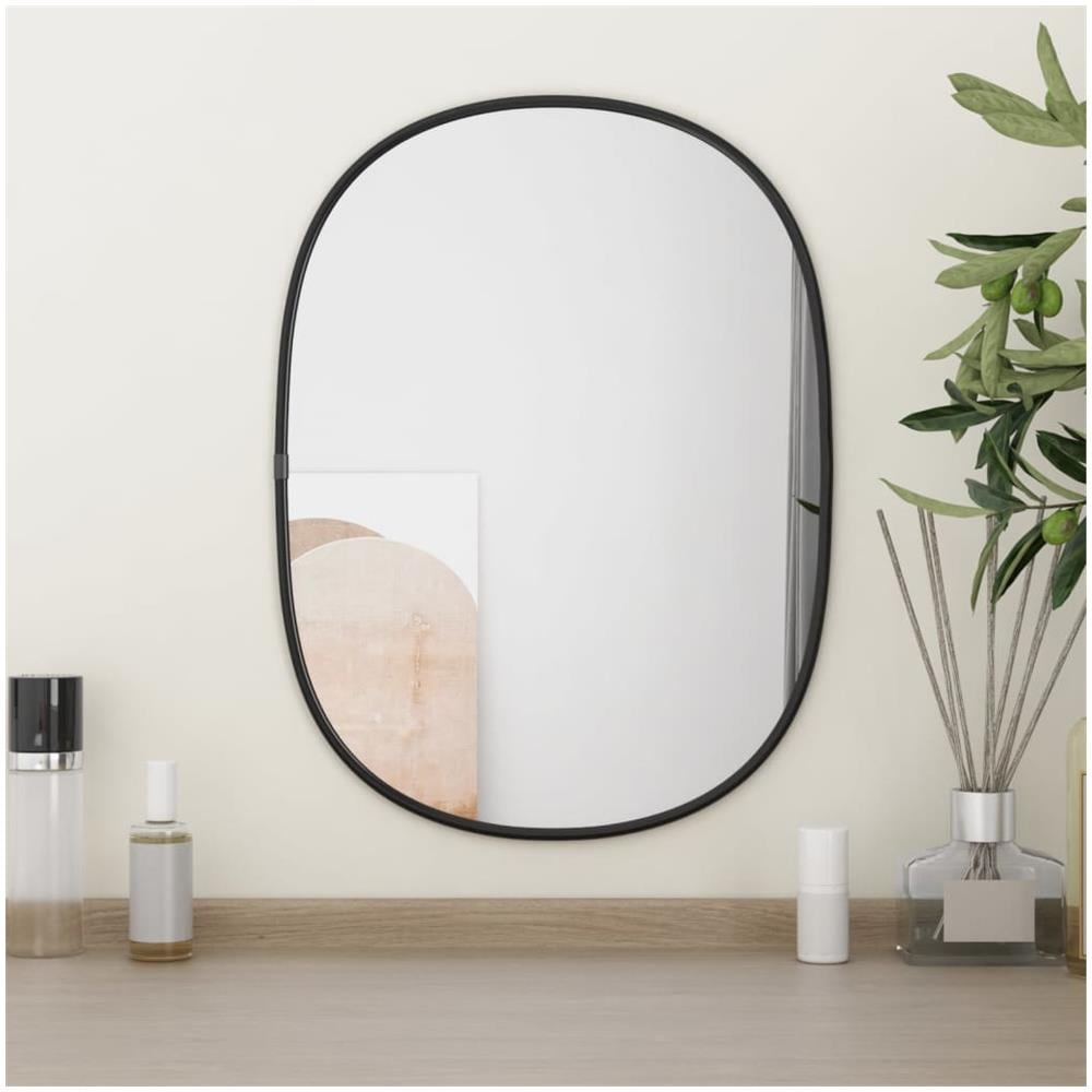 Specchio Da Parete Nero 40x30 Cm - Foto 1