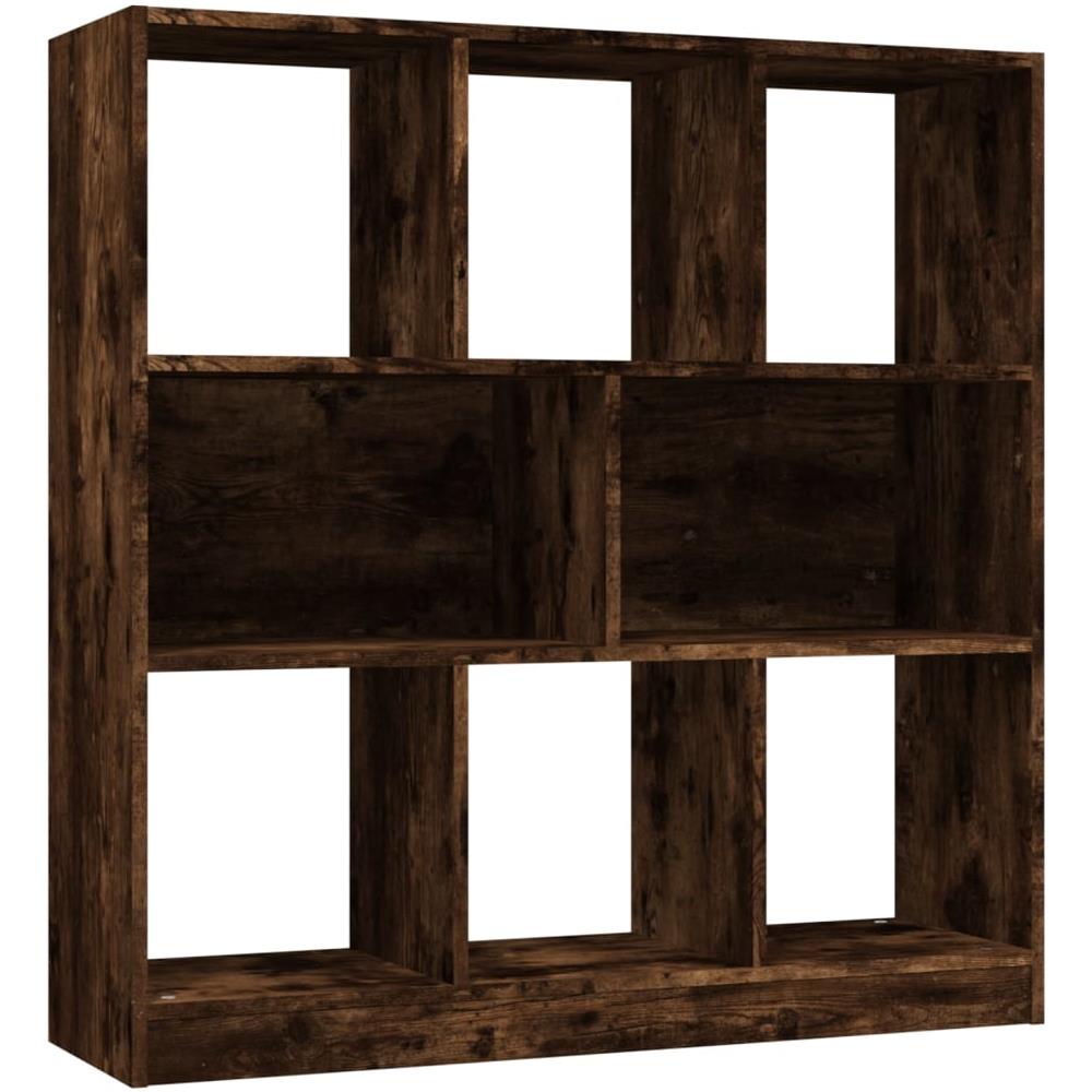 Libreria Rovere Fumo 97,5x29,5x100 Cm In Legno Multistrato - Foto 2