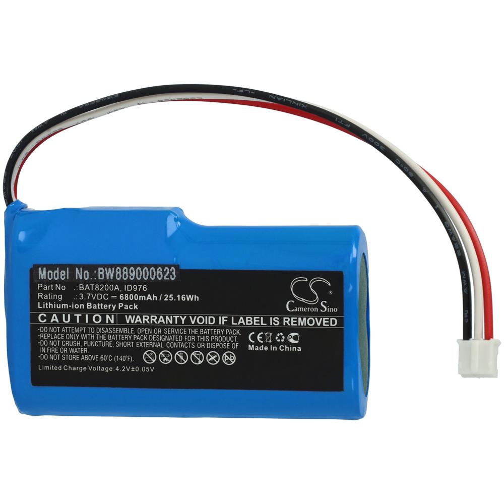 vhbw - Litio-polimeri Batteria 2000mah (3.7v) Per Telefono Fisso
