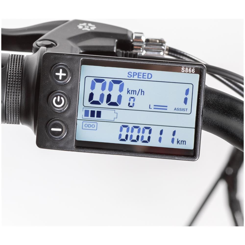 Queen 28P - telaio in alluminio 19", ruota 28", freno a disco a /p, sospensioni ant., cambio Shimano, batteria 36V 13Ah - Foto 4