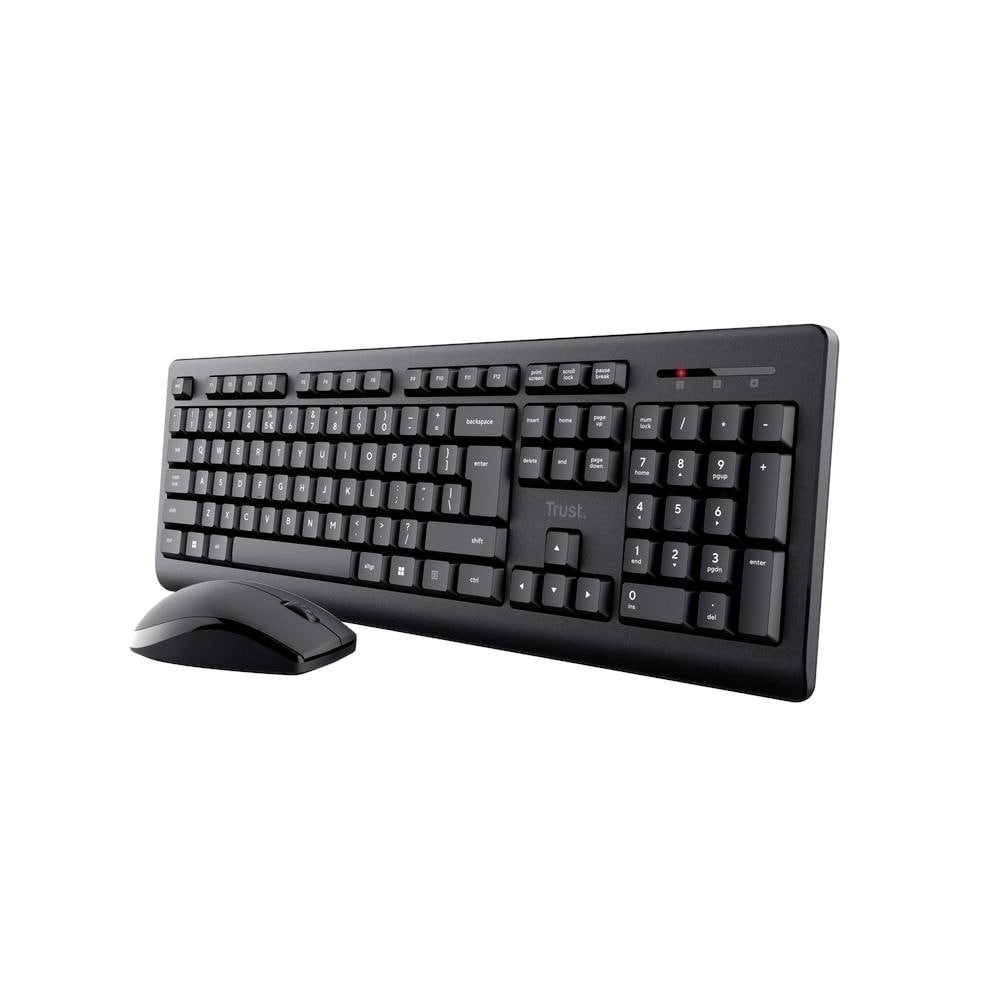 Tastiera e Mouse Wireless 25347 (Layout Inglese US) Colore Nero - Foto 1
