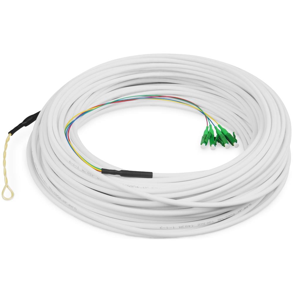 Cavo FTTH Drop, single mode, 4 fibre, 4 LC /APC, 30 m - Foto 1
