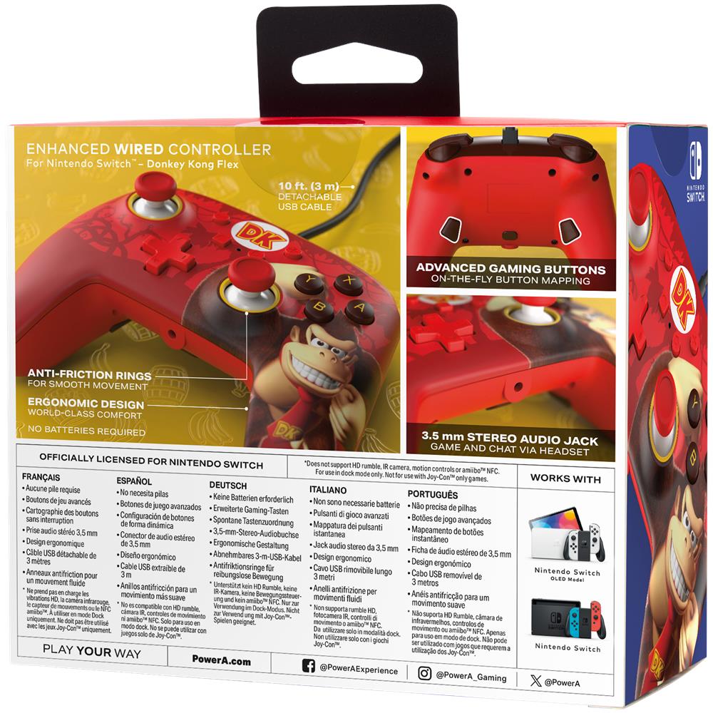 Controller cablato avanzato per Nintendo Switch - Muscolo di Donkey Kong - Foto 10