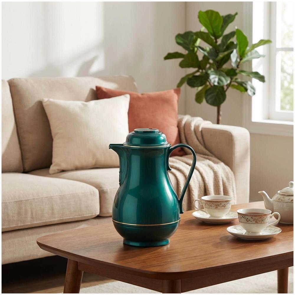 Borraccia termica 1.2L - 830 Christa - Senza BPA - Per caffè, tè e infusi - Verde - Foto 5