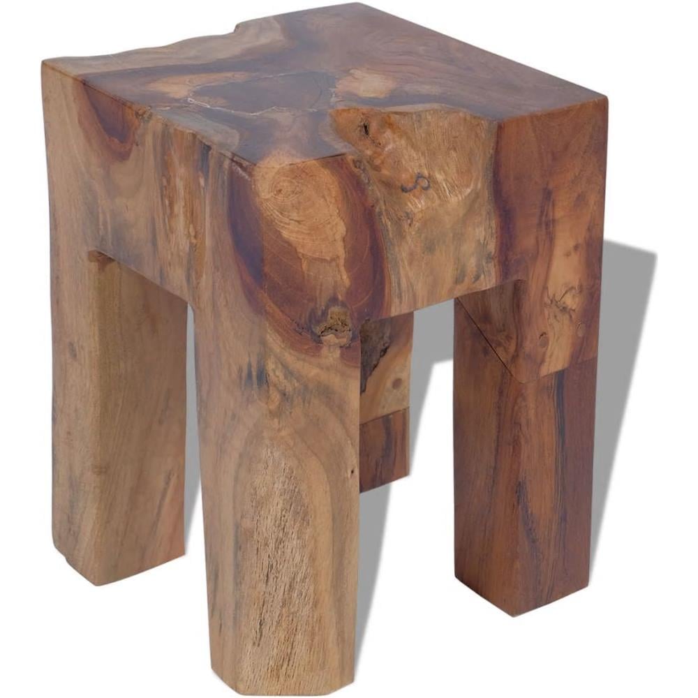 Sgabello In Legno Di Teak 30x30x40 Cm - Foto 1
