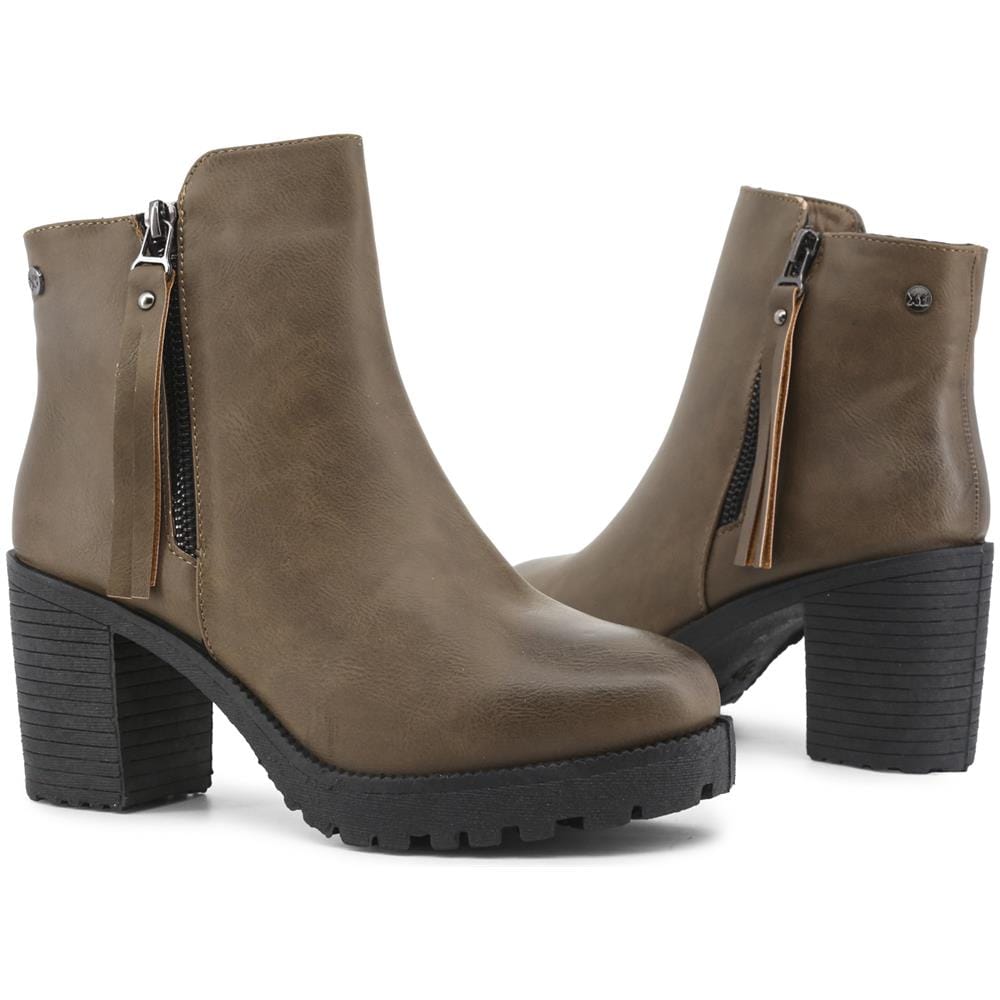 Stivaletti Marrone 33859 taupe Donna Taglia36 - Foto 2