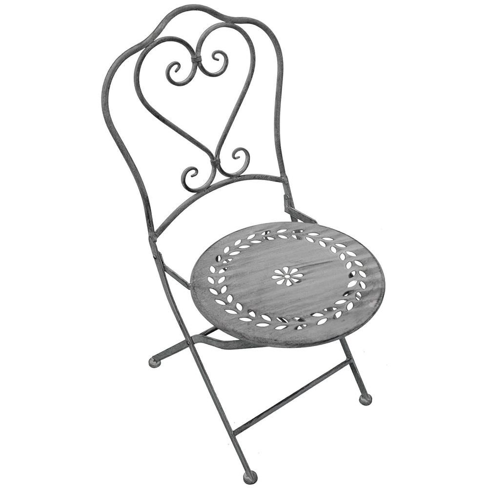 Dorian - Set Tavolino E Due Sedie Bianco Ossidato - Foto 3