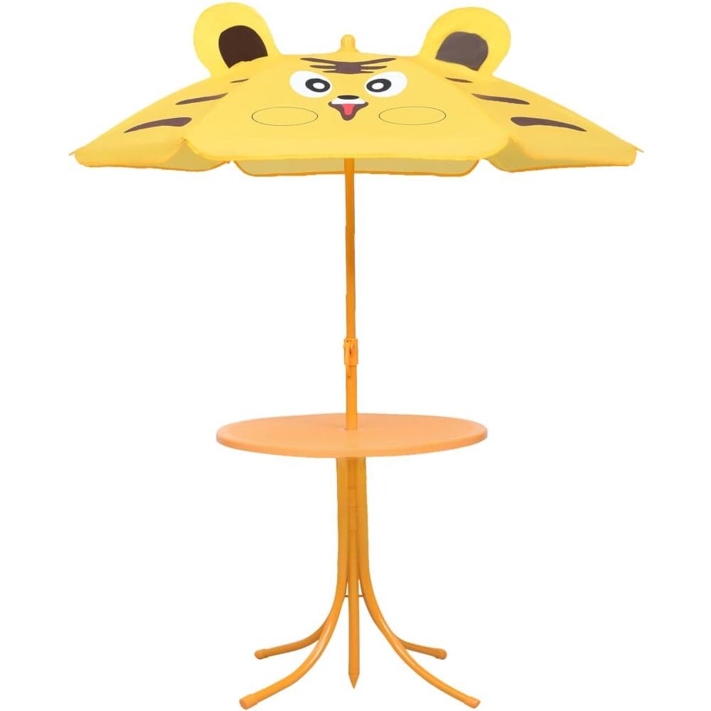 Set Da Bistrot Da Giardino Per Bambini Con Ombrellone Giallo - Foto 2