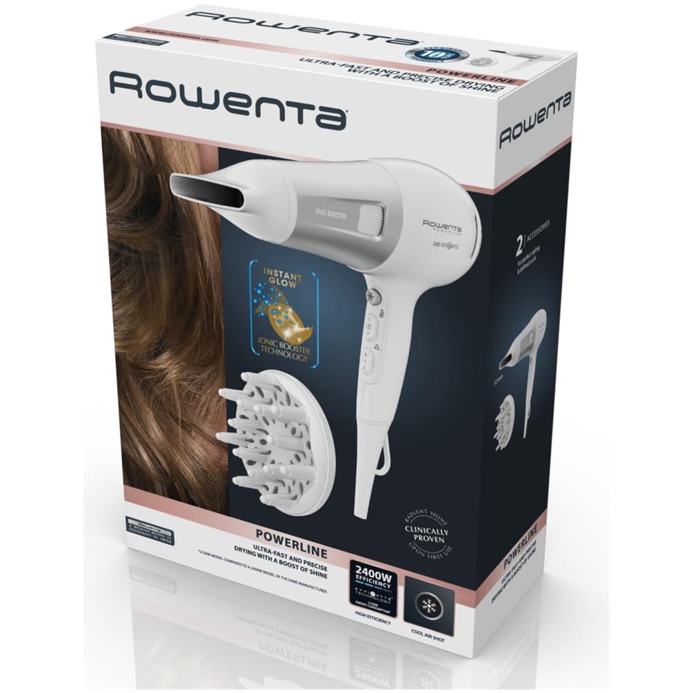 Asciugacapelli Silence Con Diffusore 2100w Cv5930 Bianco - Foto 2