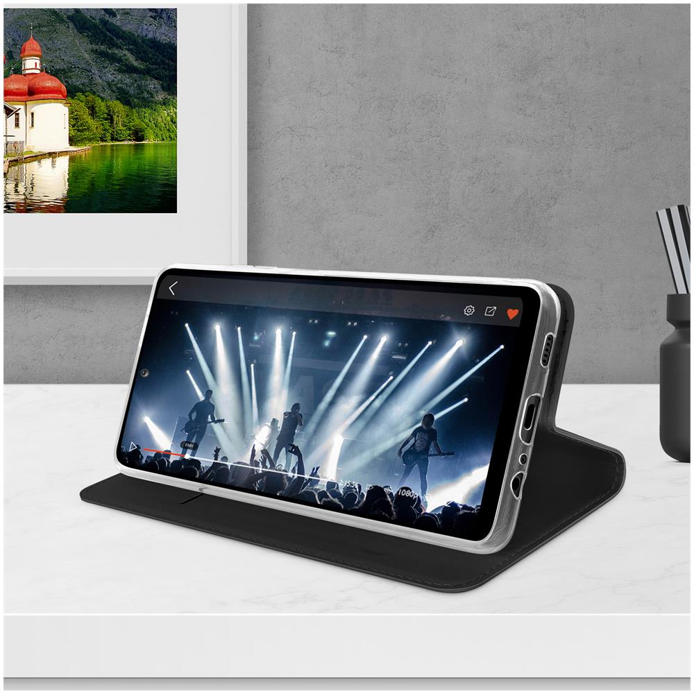 Custodia Samsung Galaxy A52 5g / 4g Portafoglio Flip Funzione Supporto - Nero - Foto 5