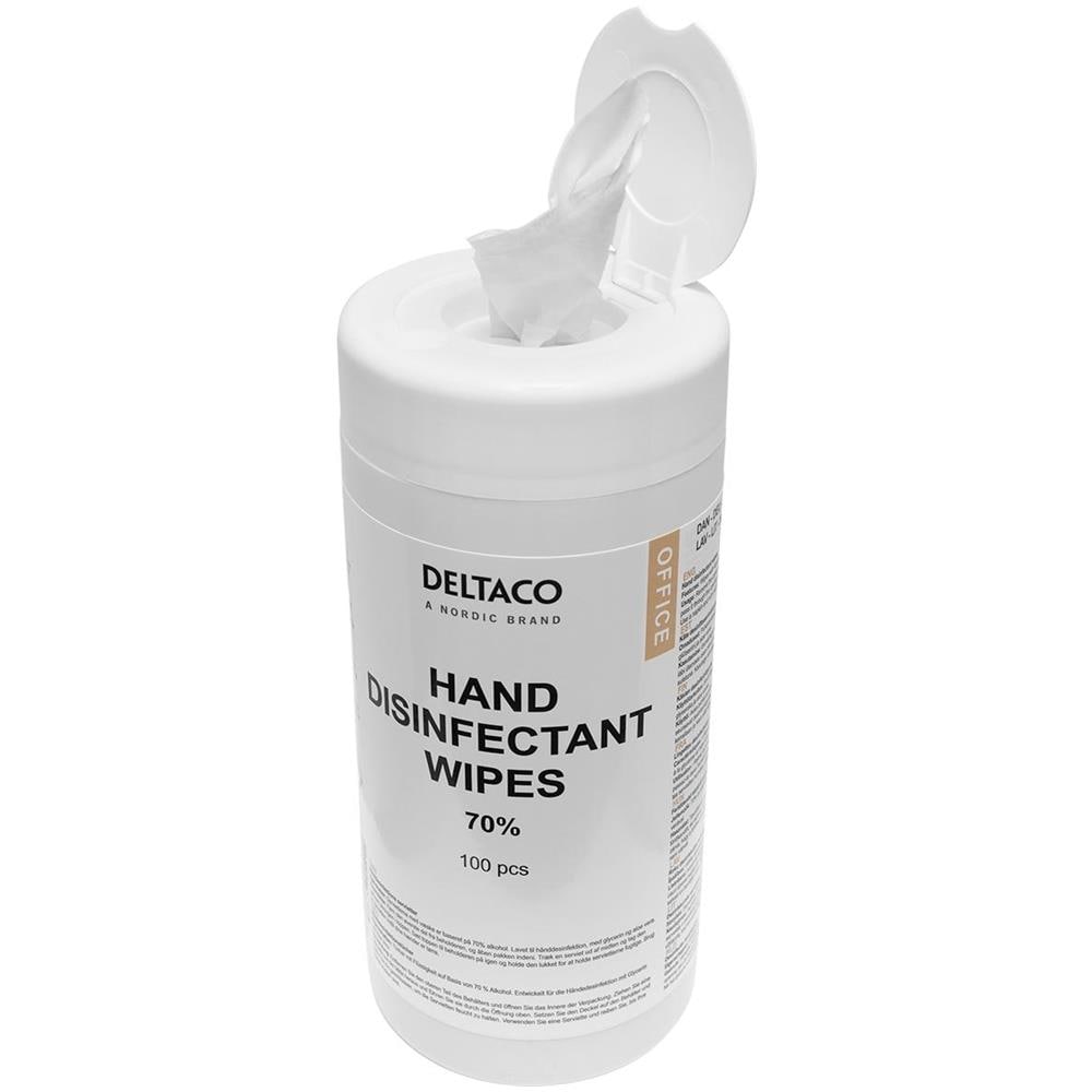 Office Salviette Umidificate Disinfettanti Per Le Mani, Tubo Da 100 Pz - Foto 1