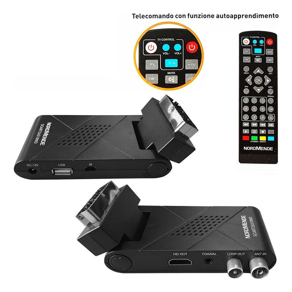Scart26510n Ricevitore Digitale Terreste Dvb-t / t2 H. 265 Hevc Usb Colore Nero - Promo - Foto 7