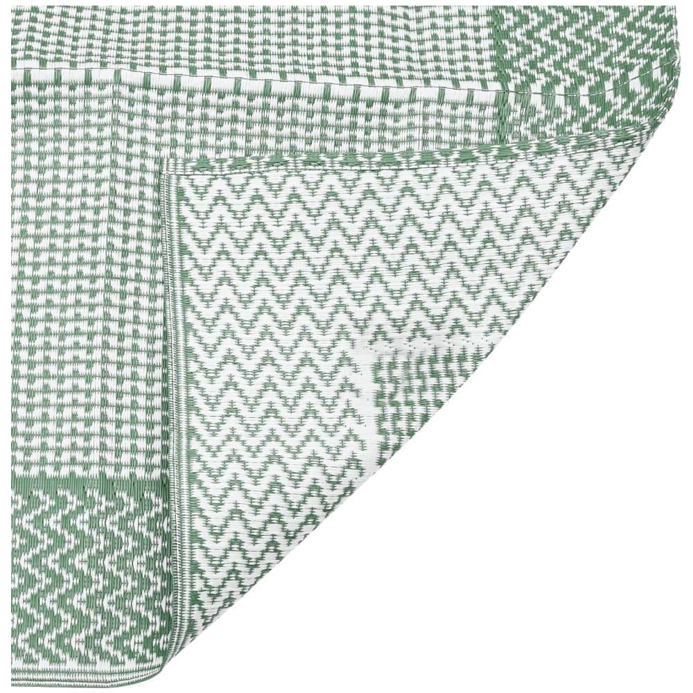 Tappeto Da Esterno Verde 140x200 Cm In Pp - Foto 2