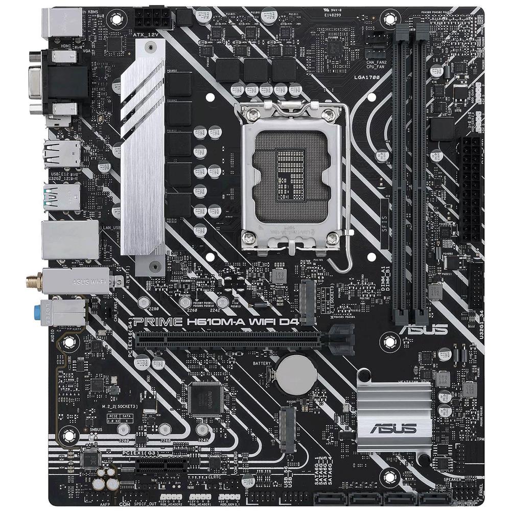Scheda Madre Prime H610M-A WIFI D4 Socket LGA 1700 Chipset H610 micro ATX - Foto 2