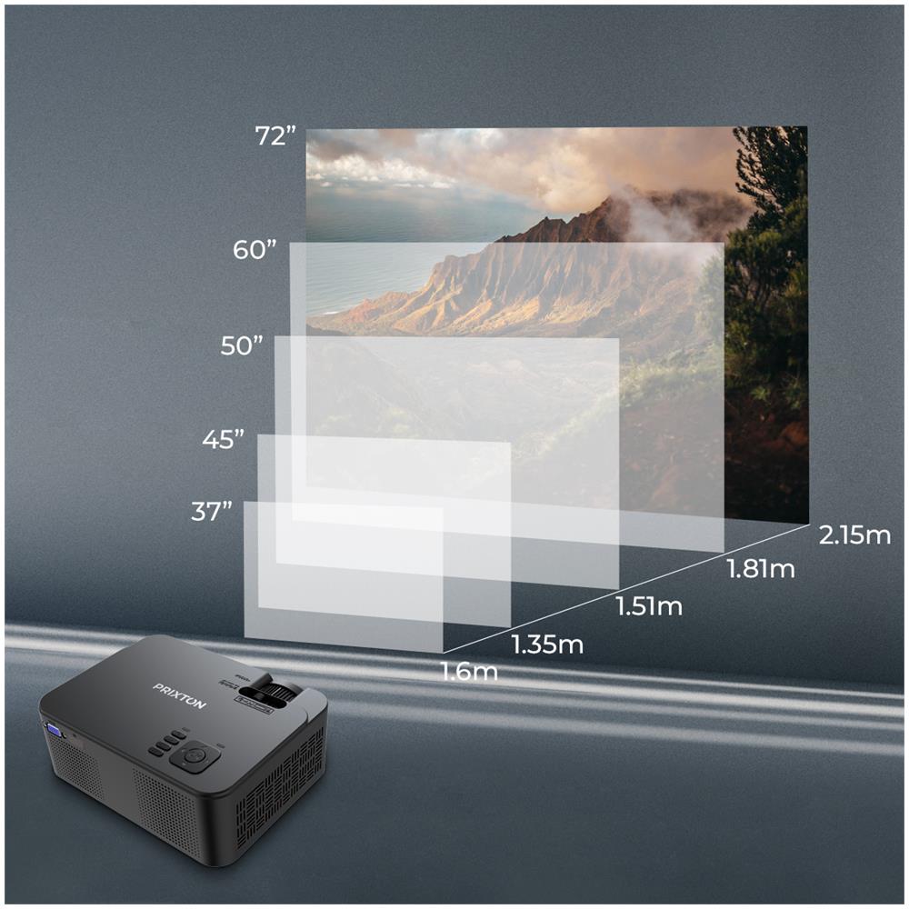 Videoproiettore 2800 Lumen Risoluzione 800x480 LED Colore Nero - Foto 2