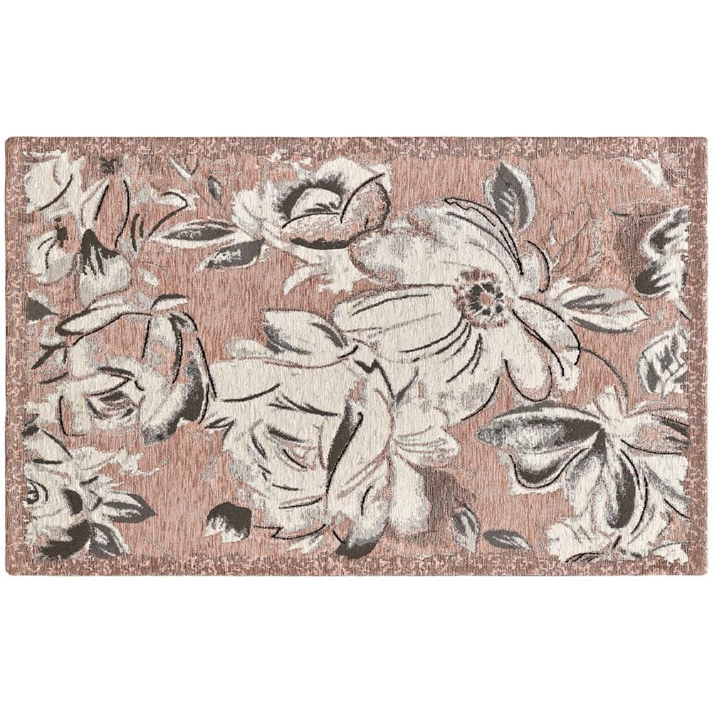 Tappeto Arredo Salotto Antiscivolo Scendiletto Camera Dis. Aster By Suardi 65x300 Rosa - Foto 1