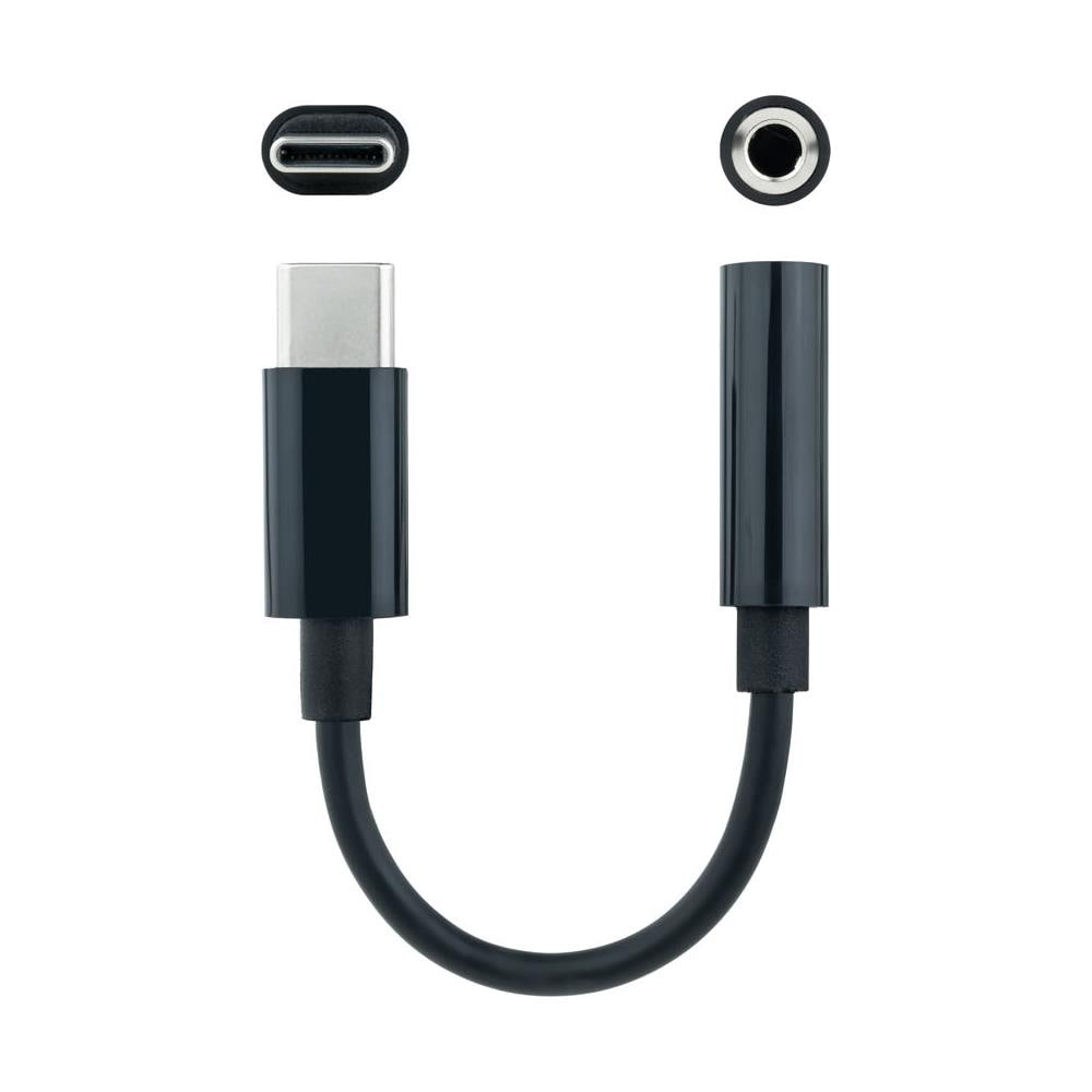 10.24.1205 cavo audio 0,11 m 3,5 mm USB tipo-C Nero - Foto 2