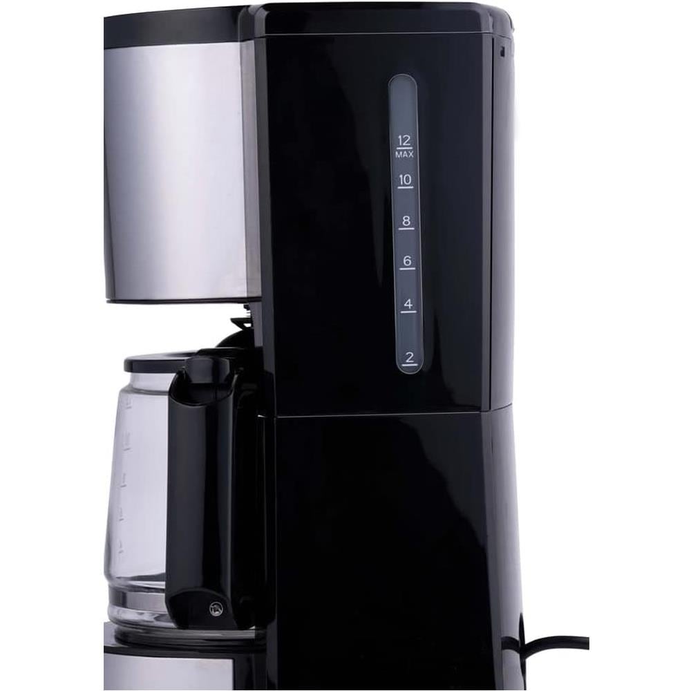 Macchina per Caffè Filtro Alpina 1,5 L 12 Tazze Brocca in Vetro Display Digitale Nero - Foto 4