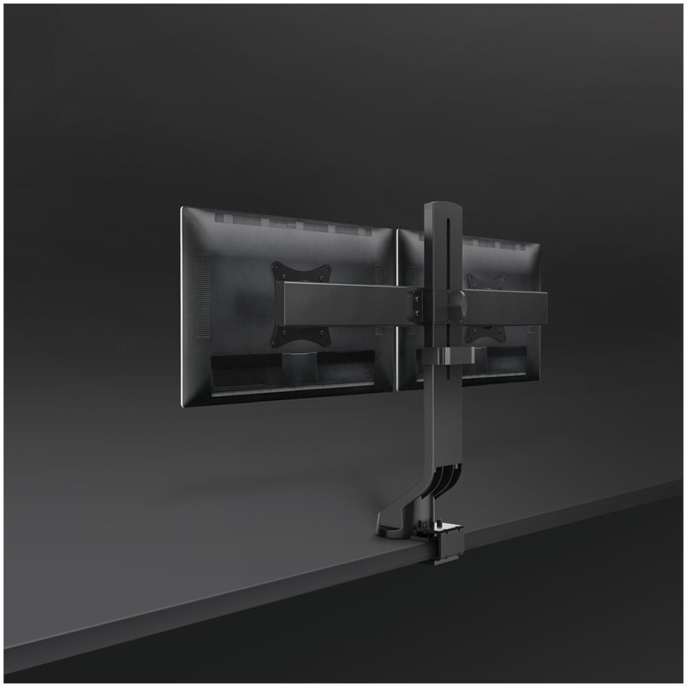 Supporto per Monitor da Tavolo DM6200 per 2 Monitor 17-27" Colore Grigio - Foto 5