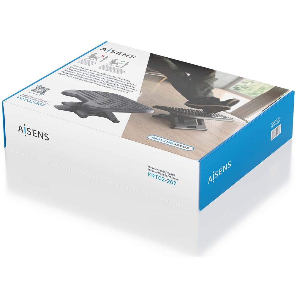 FRT02-267 poggiapiede da scrivania Nero - Foto 6