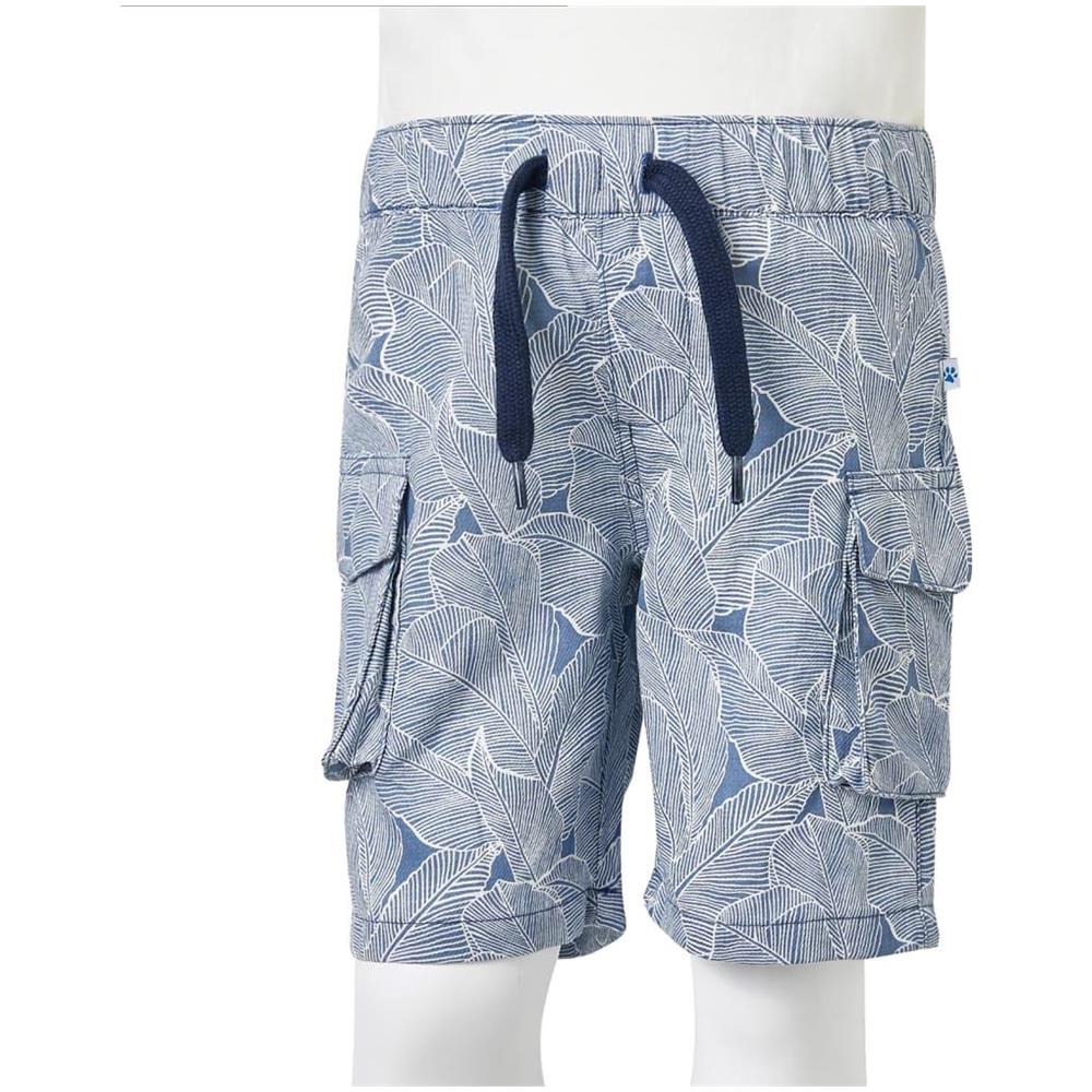 Pantaloncini per Bambini con Coulisse Blu Scuro 116 - Foto 8