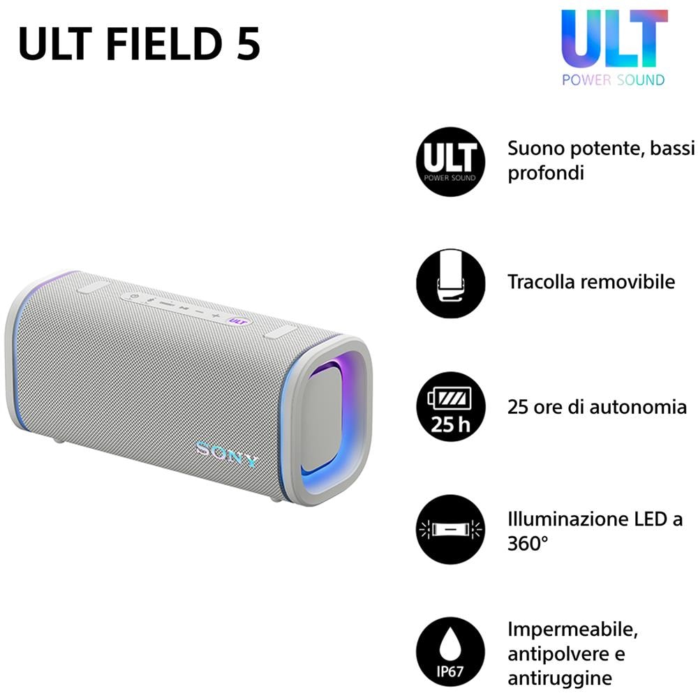 Ult Field 5 Altoparlante portatile stereo Bianco - Foto 2