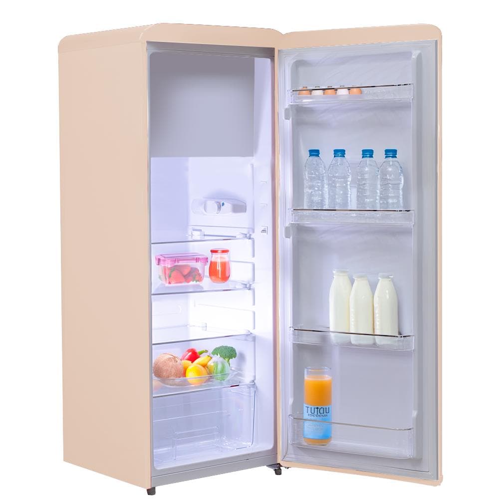 Frigorifero Singola Porta Ventilato 240 Litri Colore Crema Mambo2401c - Foto 5