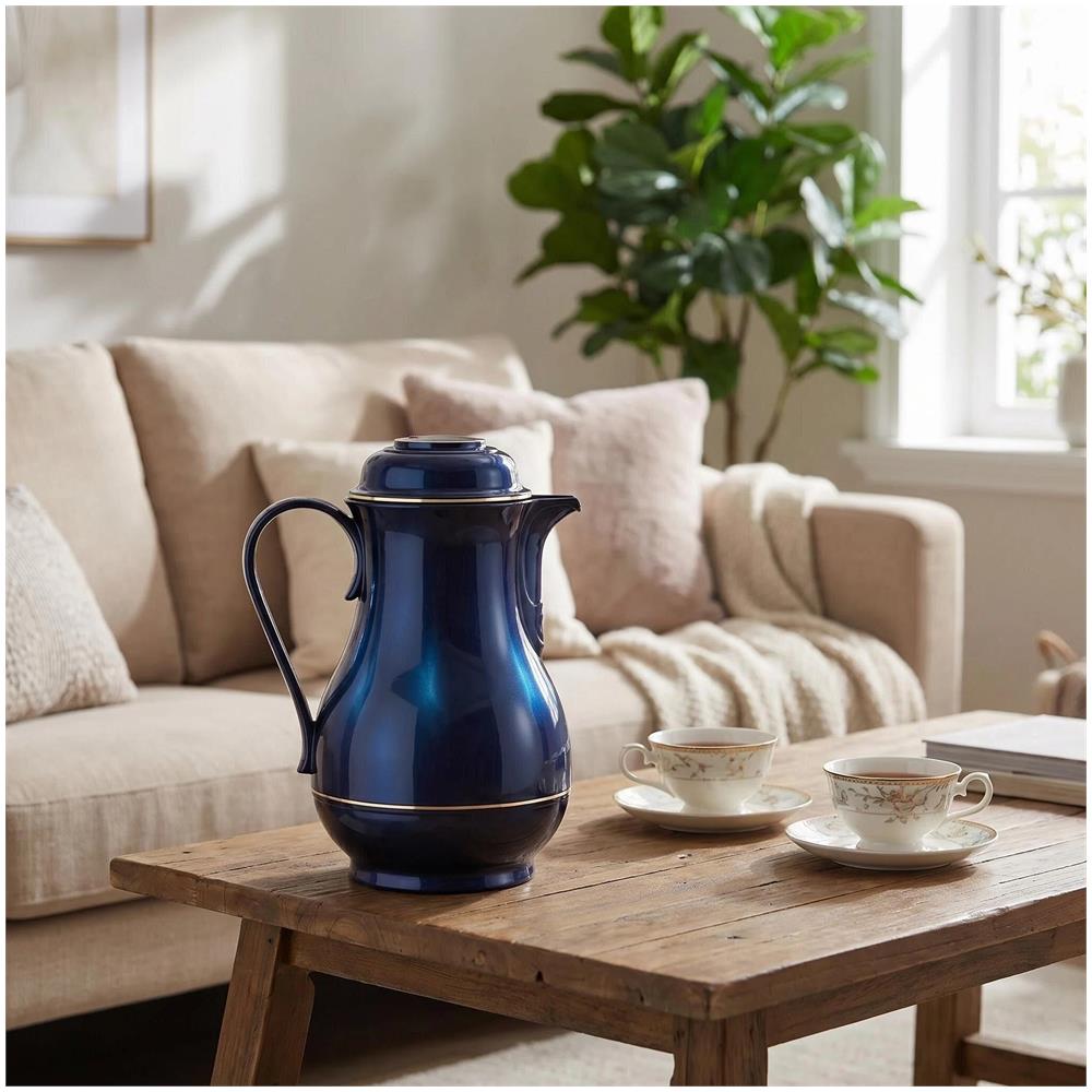 Borraccia termica 1.2L - 830 Christa - Senza BPA - Per caffè, tè e infusi - Blu - Foto 5