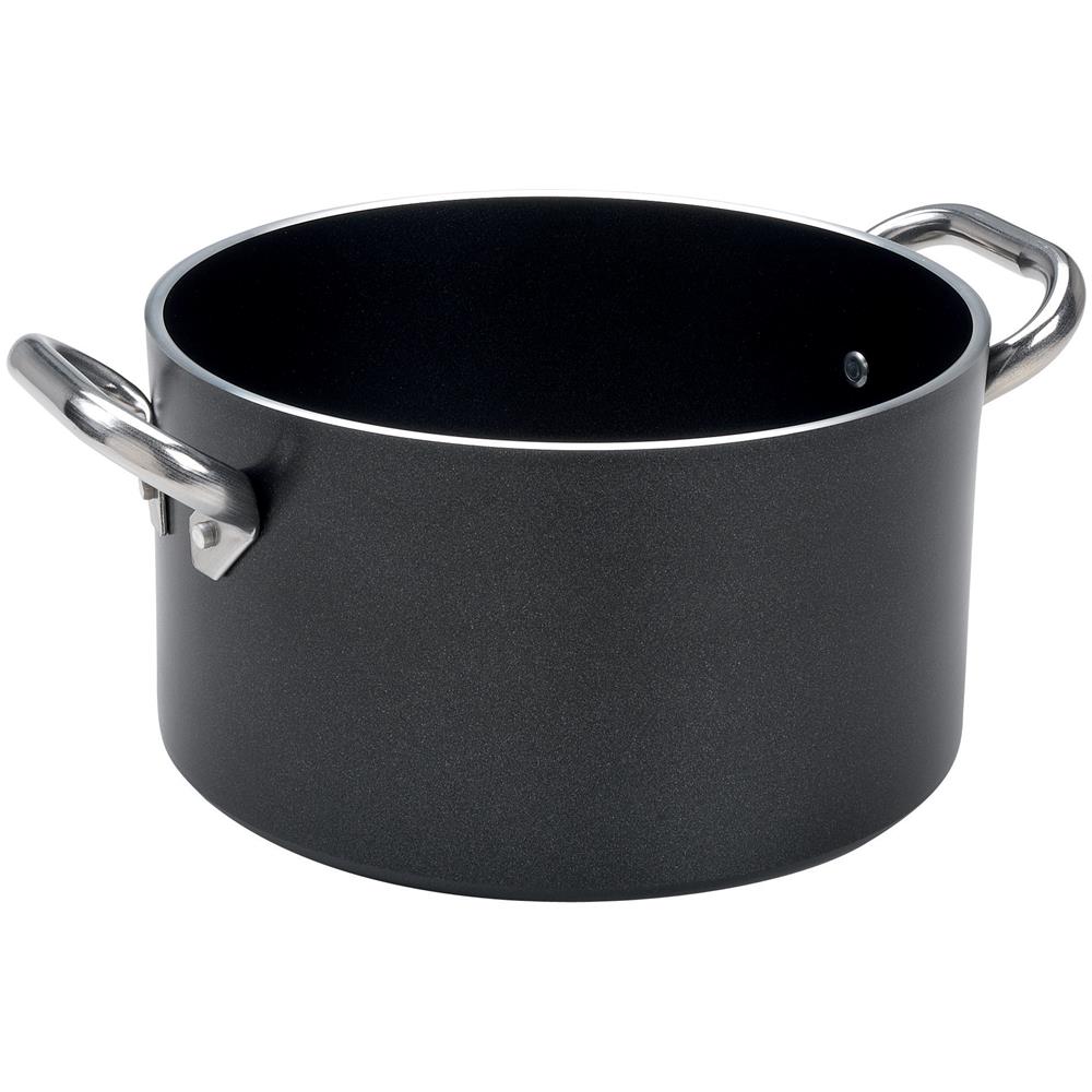 Casseruola Alta 2 Maniglie Diametro 36 cm - Linea Al Black 5 mm - Foto 2