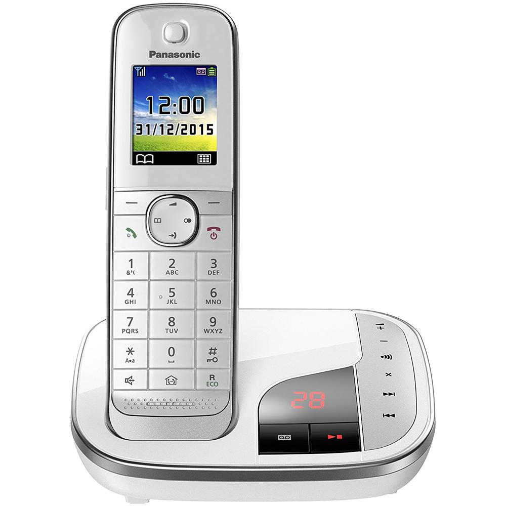 KX-TGJ320GW Cordless con Display 1.8" Segreteria Telefonica - Bianco - Foto 1