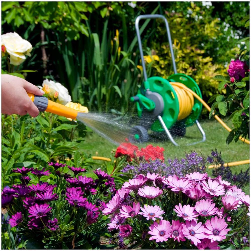 Avvolgitubo Con 20 M Di Tubo Per L'irrigazione Del Giardino - Foto 1