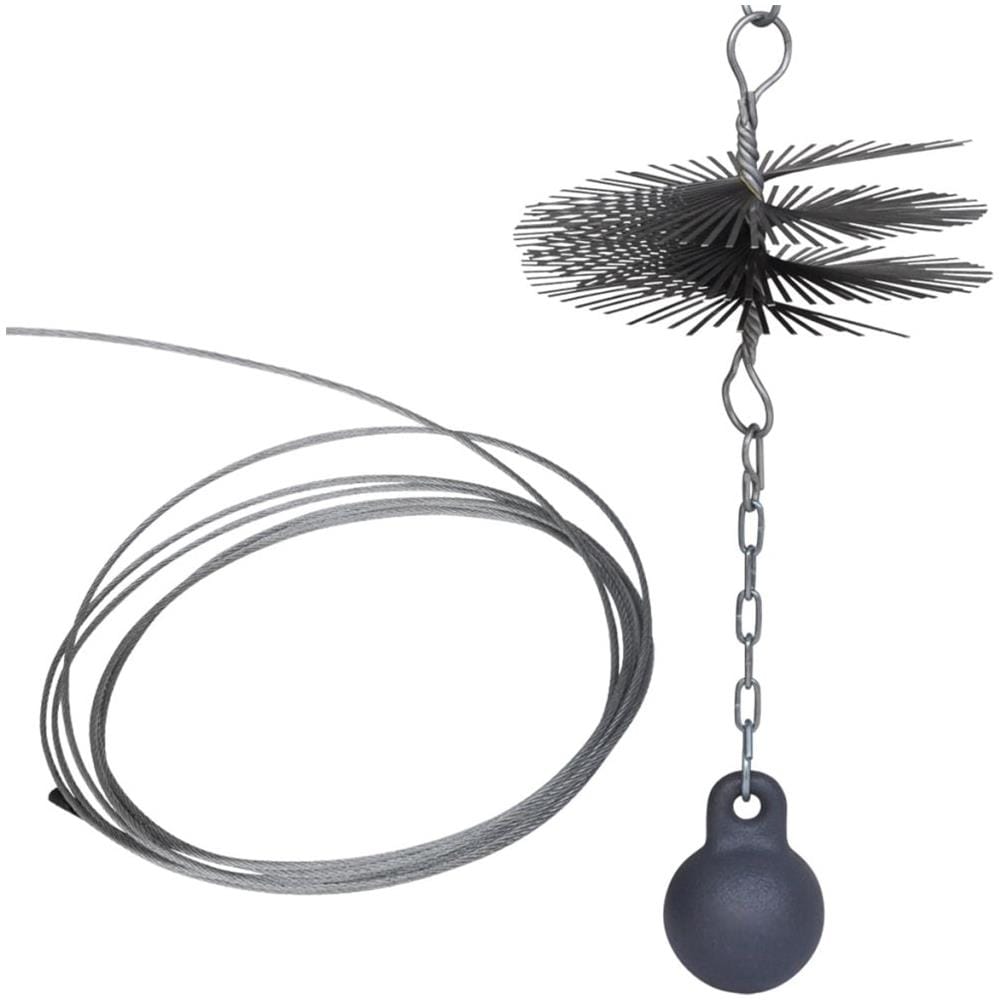 Spazzola Rotonda Per Canna Fumaria Diametro 20 Cm - Foto 12