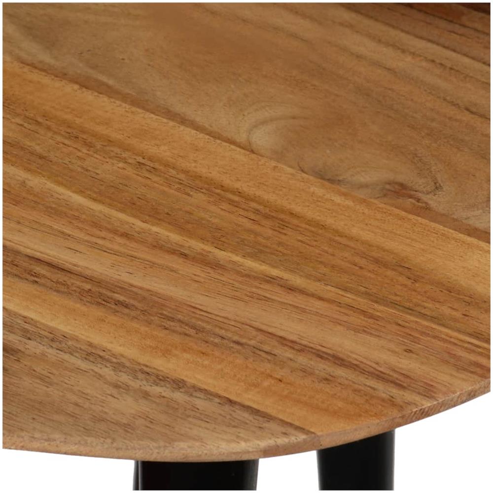 Set Tavolini Da Caffè 3 Pz In Legno Massello D'acacia - Foto 7