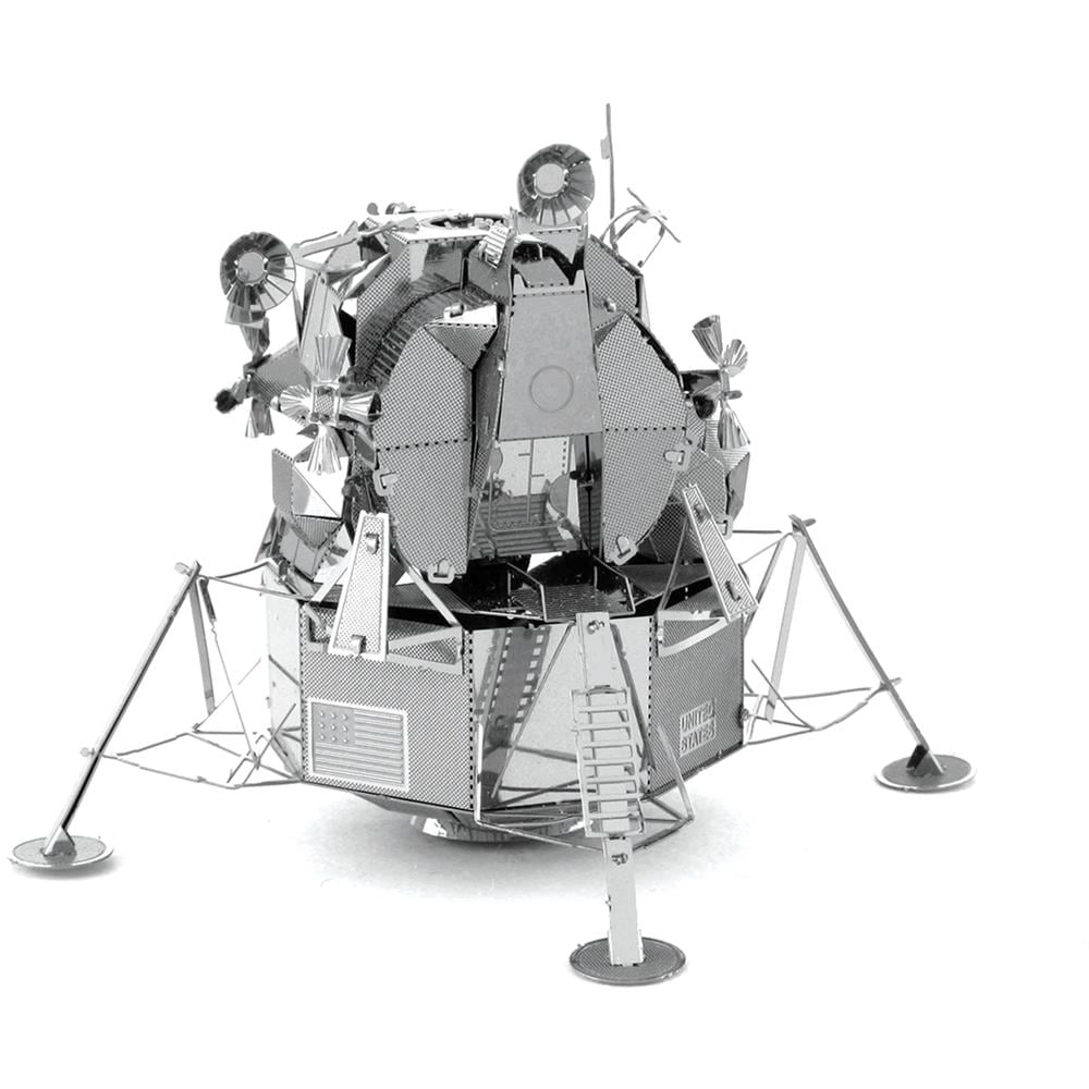 Metal Earth Apollo Lunar Module Puzzle Di Metallo 3d - Foto 2